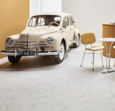 Forbo Allura Material 63451DR7-63451DR5 white marble (100x100 cm) фото 3 | FLOORDEALER